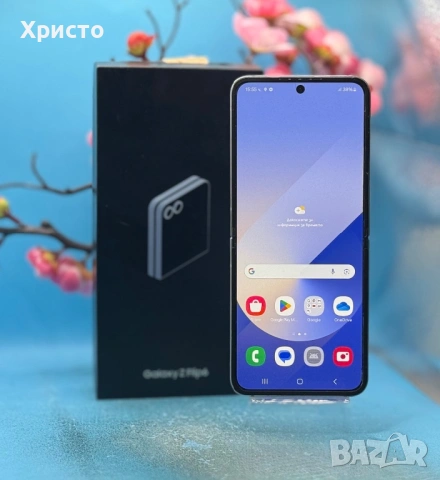 Samsung Galaxy Z Flip6, 12GB RAM, 256GB, 5G, Blue  , снимка 3 - Samsung - 53556078