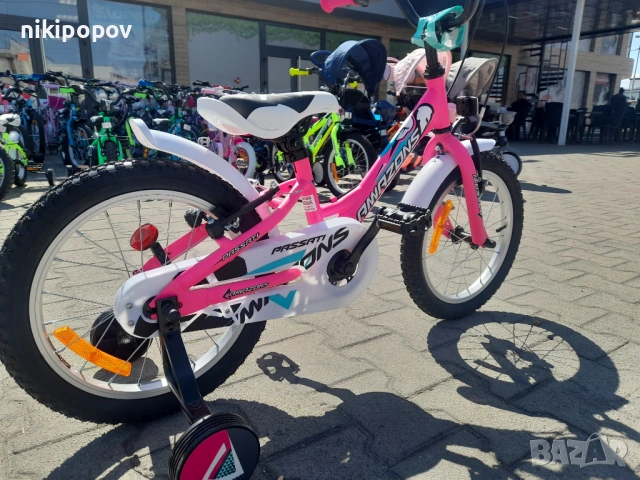 PASSATI Велосипед 16" AMAZONS розов, снимка 4 - Велосипеди - 53759484