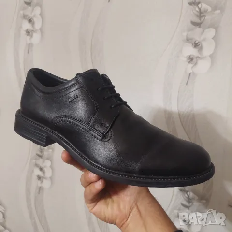 кожени обувки Clarks Fawloy Lo GTX GORE-TEX Водоустойчиви  номер 44, снимка 6 - Официални обувки - 47670276