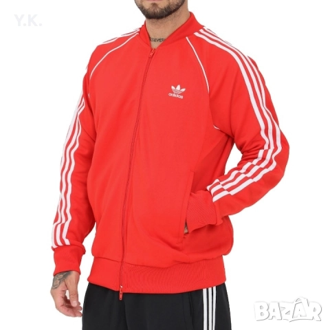 Оригинално мъжко горнище Adidas Originals, снимка 4 - Спортни дрехи, екипи - 52844578