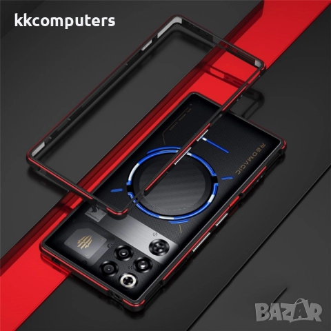 Алуминиев калъф за ZTE nubia RedMagic 11 Pro 5G / Pro+ 5G - Метална рамка, Ефективно охлаждане, вкл., снимка 5 - Резервни части за телефони - 52490870