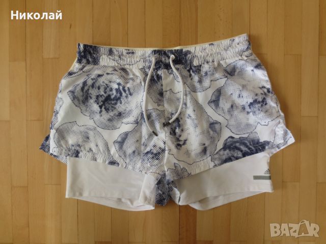 Adidas By Stella McCartney Run 2In1 шорти, снимка 2 - Спортни екипи - 45162842