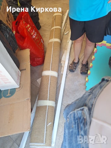 Вълнен мокетен килим, снимка 2 - Мокети - 51197431