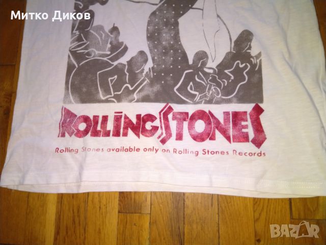 Roling Stones тениска памук маркова Американски тур 1972г.размер Л, снимка 2 - Тениски - 46089565