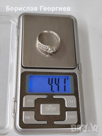 Сребърен пръстен , снимка 5 - Пръстени - 52986253