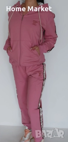 Дамски екип Внос от Турция Доставка до 3 дни с преглед и тест Материята е памук и еластан. Логото е , снимка 9 - Спортни екипи - 51617149