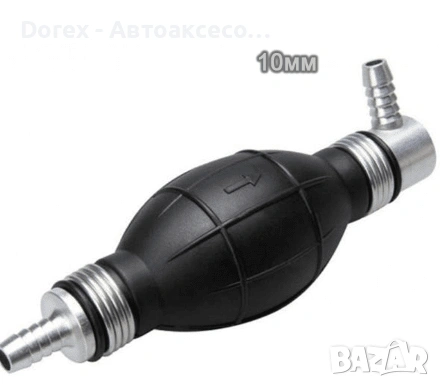 Ръчна помпа за подкачване ДИЗЕЛ - 8,10,12мм / 90 градуса, снимка 2 - Аксесоари и консумативи - 53579820