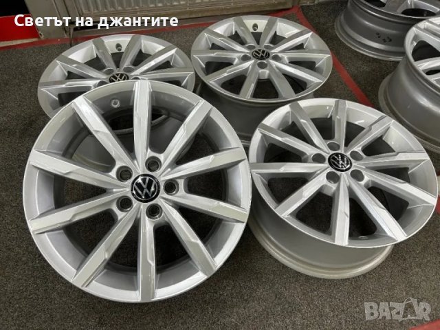 16 Цола джанти 5х100 VW Polo Cross Skoda Fabia Оригинални , снимка 2 - Гуми и джанти - 49414372