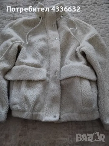 Дамско плушено яке! , снимка 3 - Якета - 48432224