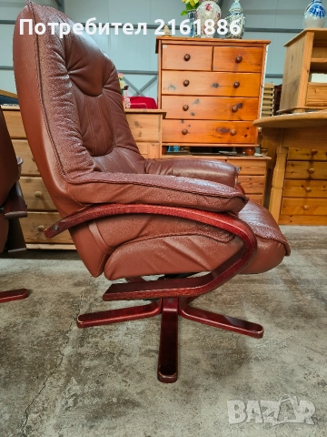 Два броя Relax кресла от естествена кожа , снимка 8 - Дивани и мека мебел - 52754710