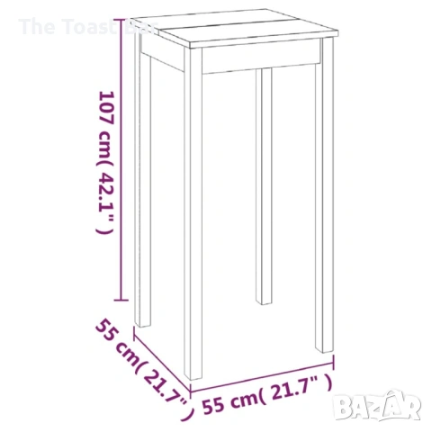 Бар маси – черен цвят | Стилни и стабилни