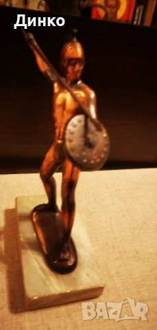 Метална фигурка на спартанския цар Леонид., снимка 6 - Колекции - 52870553