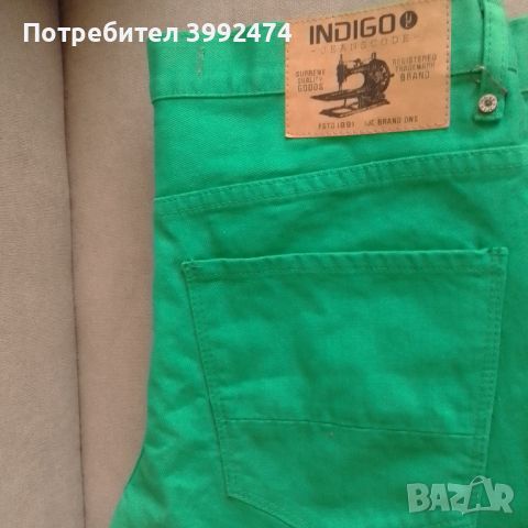 Мъжки бермуди, Indigo jeans,L-XL, снимка 2 - Къси панталони - 45128975