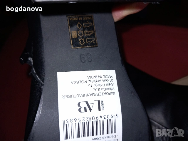 Нови елегантни боти на ток от естествена кожа, снимка 8 - Дамски боти - 53993588