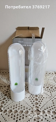 контейнер за съхранение на свежи подправки 2бр, снимка 3 - Аксесоари за кухня - 52399688