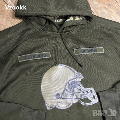 Мъжко горнище Nike x NFL x Cleveland Browns | XL, снимка 3 - Спортни дрехи, екипи - 53732634