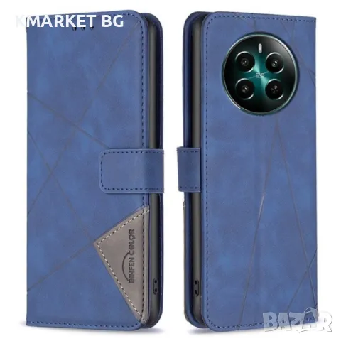 Realme 12 4G / 12+ 5G BINFEN COLOR Magnetic Wallet Калъф и Протектор, снимка 5 - Калъфи, кейсове - 49210668