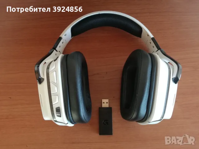 Logitech G933 геймърски слушалки бели, снимка 1 - Слушалки за компютър - 47601909