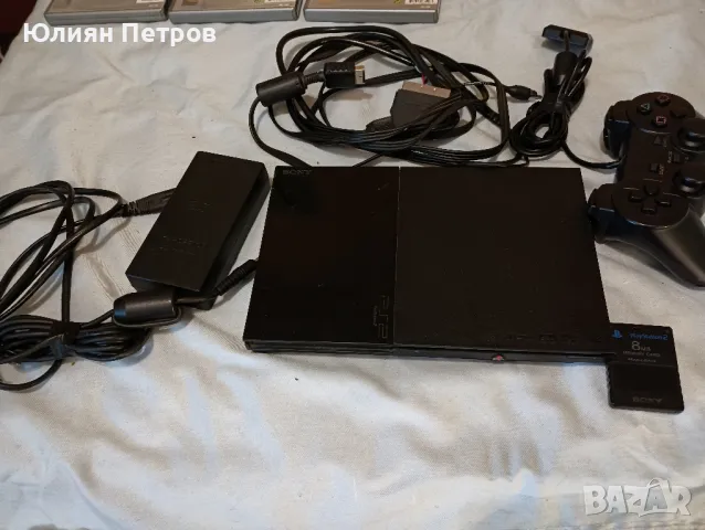 Пс2 с ориналните кабели джойстик мемори карта и 6 игри!, снимка 5 - PlayStation конзоли - 49260302