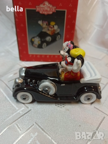 3 НОВИ ПОРЦЕЛАНОВИ ФИГУРИ НА УОЛТ ДИСНИ,МИКИ МАУС И ПЪРСИ ОТ ПОКАХОНТАС, снимка 5 - Антикварни и старинни предмети - 52018415