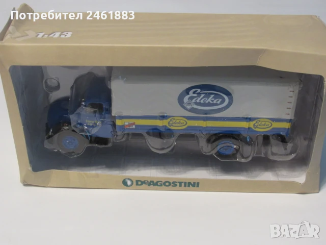 1/43 метална колекционерска количка DéAgostini IXO MAGIRUS DEUTZ камион . Нов