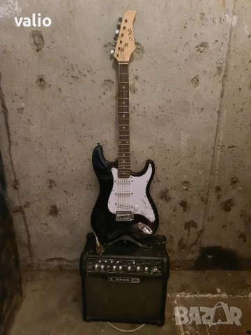 Електрическа китара комплект с усилвател 