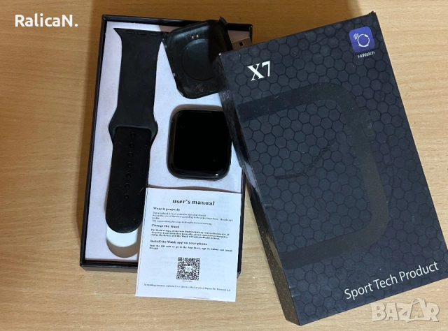 Смарт часовник Sport Tech X7 черен