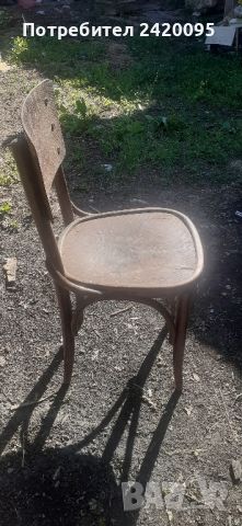 стари дървени столове-75лв, снимка 6 - Столове - 45582812