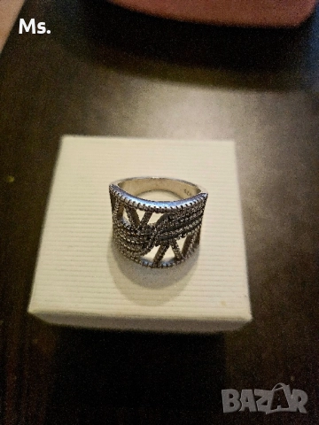 Сребърен пръстен 2 (925), снимка 2 - Пръстени - 52198434