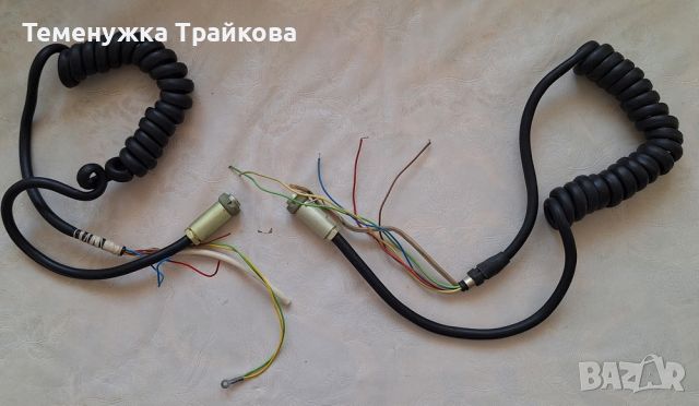 Телефонен кабел с букса РС-7ТВ, снимка 1 - Друга електроника - 46169384