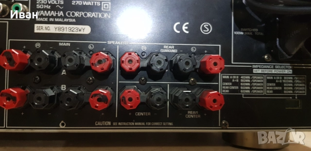 Ресийвър Yamaha RX-V440RDS, снимка 3 - Ресийвъри, усилватели, смесителни пултове - 52604290