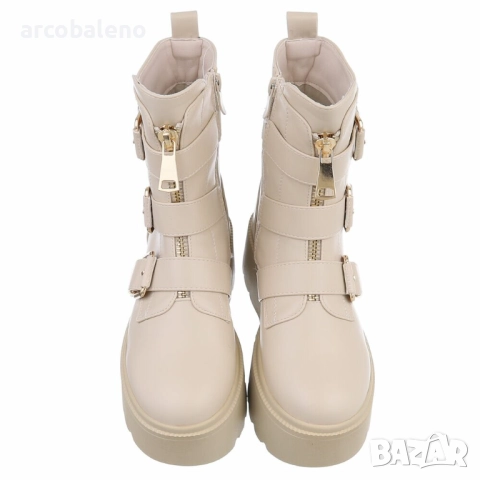 Дамски класически боти до глезена, 3цвята , снимка 10 - Дамски боти - 52135271