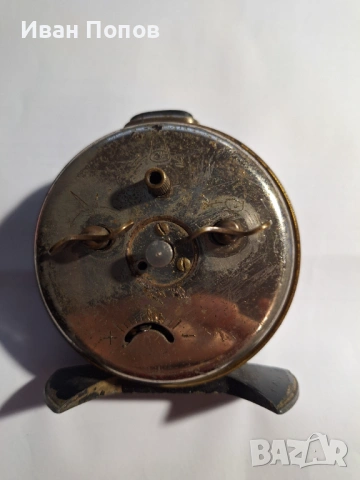 Будилник механичен Kaiser Brilliant DUETT-Германия. работи точно, звъни, профилактиран, снимка 2 - Антикварни и старинни предмети - 53725760