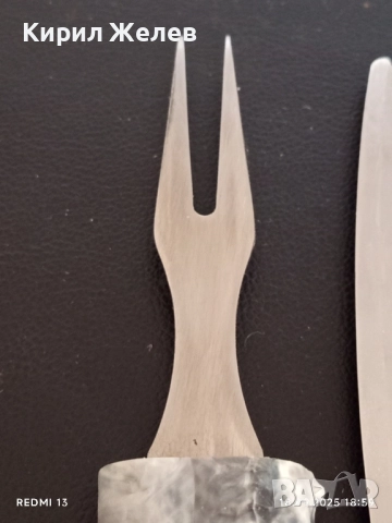 Винтидж нож за домашна есетра СССР изключителна рядкост за КОЛЕКЦИОНЕРИ 51328, снимка 3 - Ножове - 51760914