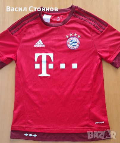 Байерн М. / Bayern Munich #9 LEWANDOWSKI Adidas 2015-16г. - за ръст 164см., снимка 2 - Фен артикули - 46400230