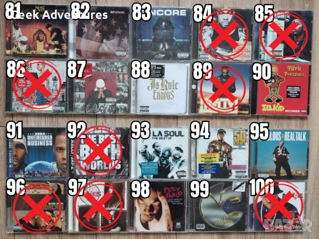 Hip-Hop Rap Music Albums CD's Оригинални Рап Музикални Дискове Хип-Хоп, снимка 6 - CD дискове - 46671250