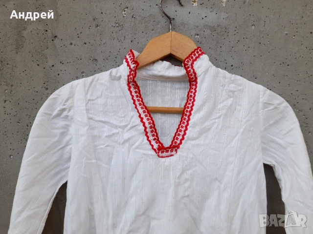 Стара дамска етно риза, снимка 2 - Антикварни и старинни предмети - 50552636