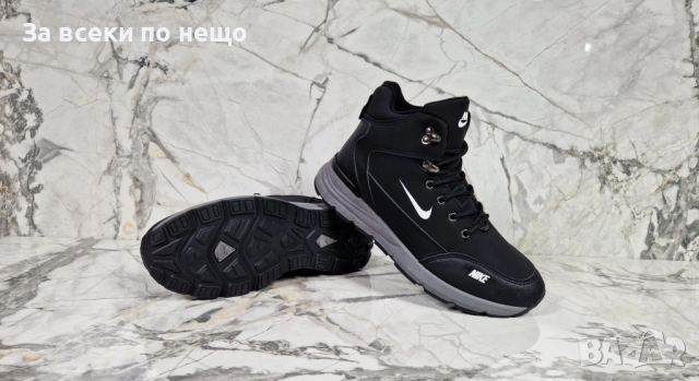Nike Мъжки Зимни Кубинки С Топла Дебела Вата Найк - Налични Различни Цветове Код P1706, снимка 5 - Мъжки боти - 52969884