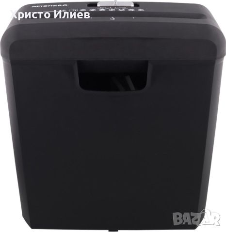 Шредер за хартия / кредитни карти с кош 6x A4 Fichero 8L , снимка 3 - Други - 46035290