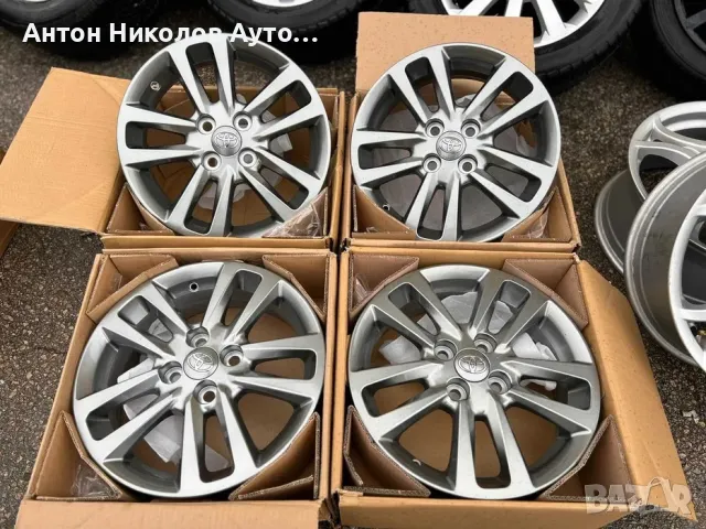 4х100 15 Джанти Тойота Aqua Yaris Prius C Porte Vitz Corolla Firlder Corolla Axio 4x100 Toyota НОВИ, снимка 1 - Гуми и джанти - 48145622