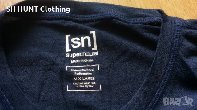 Super.natural T-Shirt 50% Merino Wool razmer L / XL тениска 50% Мерино Вълна - 1256, снимка 7 - Тениски - 47058277