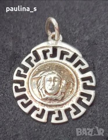 Четири броя / Масивен марков сребърен педантив/висулка "Playboy" и "Versace"/проба 925 , снимка 17 - Колиета, медальони, синджири - 29078529