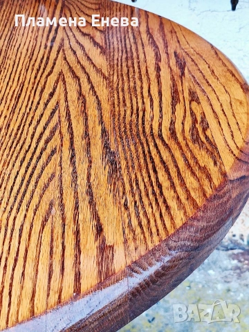 Кръгла масивна холна масичка, снимка 5 - Маси - 54025532