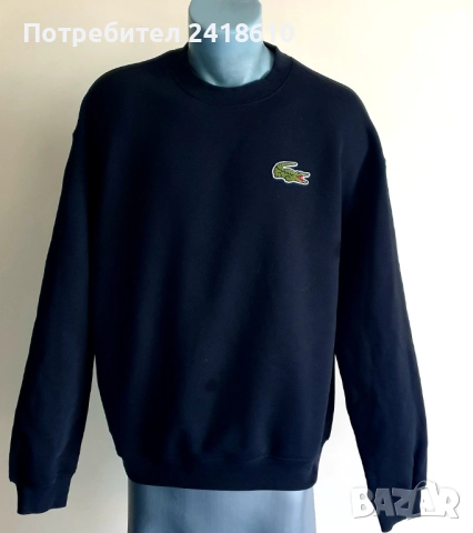 Lacoste Loose Fit Cotton Mens Size 4 - M НОВО! ОРИГИНАЛ! Мъжка Блуза!, снимка 8 - Спортни дрехи, екипи - 52940113