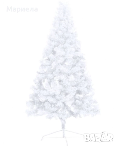 Изкуствена коледна елха - бяла -120см