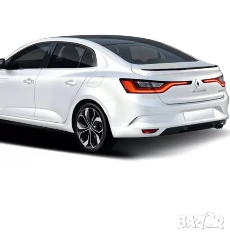 Лип спойлер заден черен пиано лак подходящ за Renault Megane 4 IV BFB sedan (2015-2024), снимка 2 - Аксесоари и консумативи - 47419317