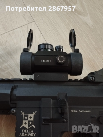 Airsoft карабина Delta Armory Charlie 10" (KeyMod) – КАТО НОВА!, снимка 8 - Въздушно оръжие - 52920831