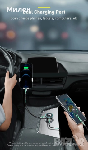 Трансмитер Baseus, снимка 12 - Зарядни за кола - 52553996