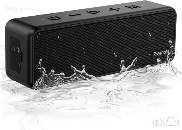 Bluetooth високоговорители Raymate, 20 W IPX7 / Водоустойчива Bluetooth Колонка, снимка 2 - Bluetooth тонколони - 46906925