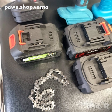 Градински комплект – телескопичен прът + акумулаторна ножица + резачка за клони – чисто нов!, снимка 5 - Други инструменти - 53507955